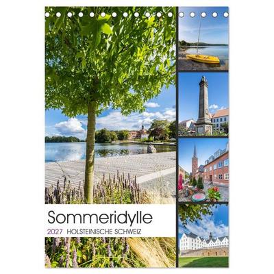 HOLSTEINISCHE SCHWEIZ Sommeridylle (Tischkalender 2027 DIN A5 hoch), CALVENDO Monatskalender