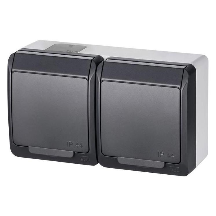 Elektro-Plast DOUBLE SOCKET IP44 0325-07 (0325-07)