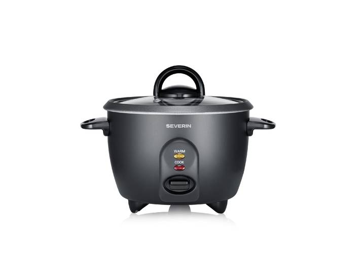 SEVERIN Reiskocher Severin Reiskocher RK1301CH 0.6 l , grau (schwarz), B:26cm H:19,5cm T:21cm, Reiskocher, Reiskocher
