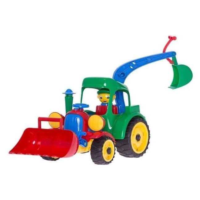 Hemar Grosser Traktorbagger mit beweglichen Eimern aus Gummirädern (33494053)