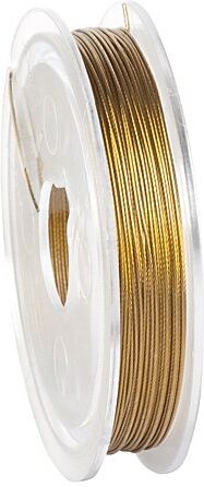 Schmuckdraht, gold, 0,4 mm, 5 m