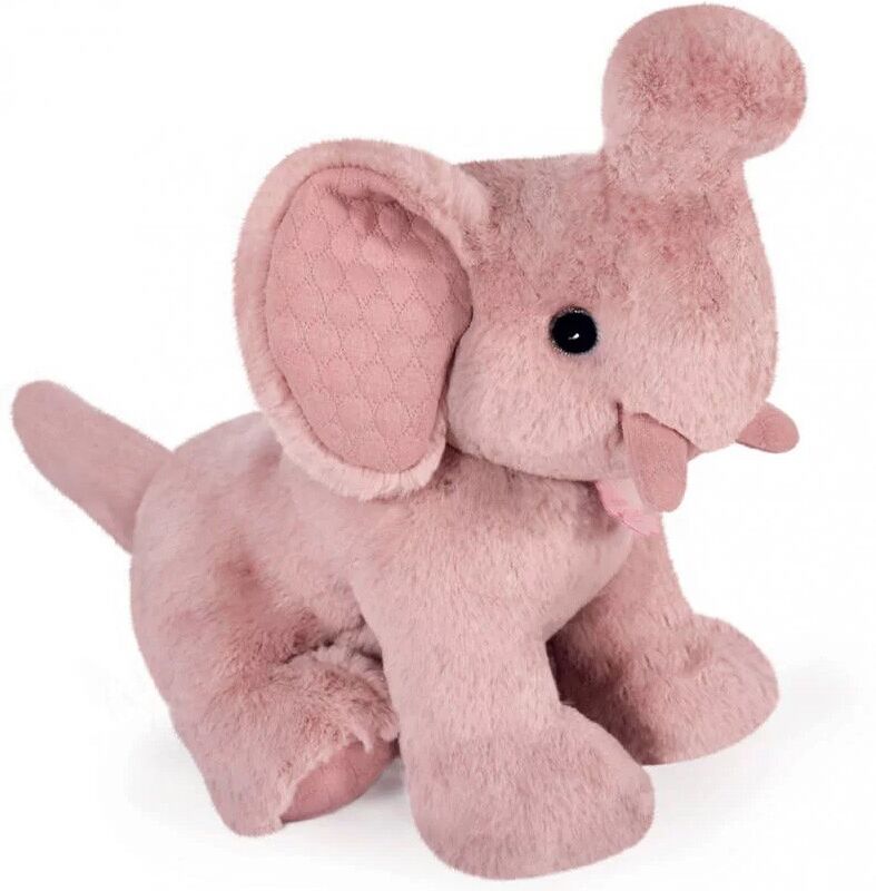 Peluche Les Preppy Chics éléphant rose poudré 35 cm - Histoire d'Ours