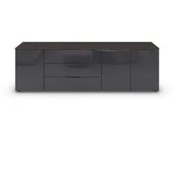 Lowboard Flipp Glas Basalt