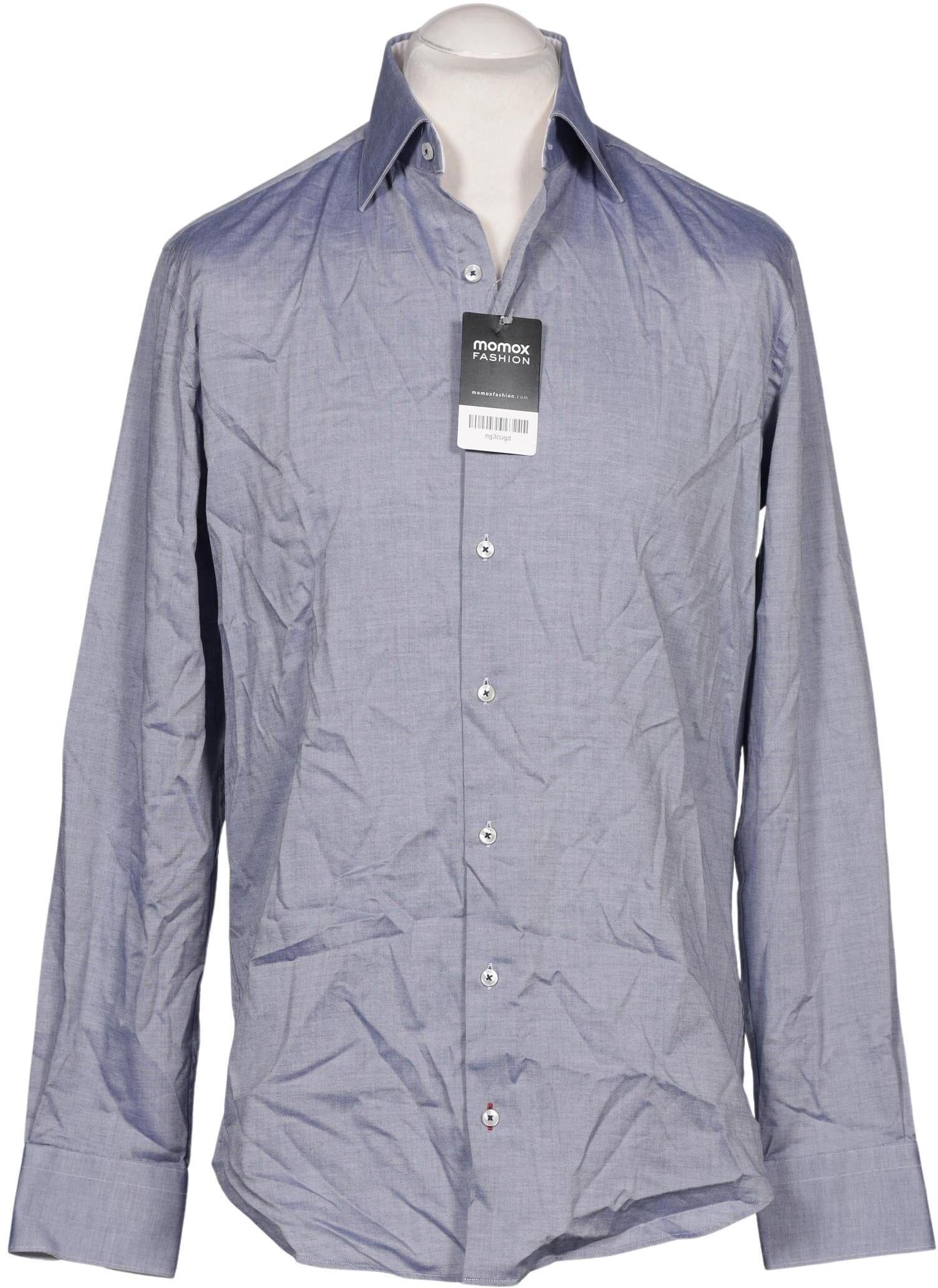 Tommy Hilfiger Tailored Herren Hemd, Hellblau, Gr. 39, Baumwolle - Second Hand