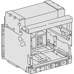 Schneider Electric 48766 Einschubgehäuse ohne Anschlüsse, Korrosionsschutz, für NW2000, 3p