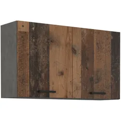 Hängeschrank Buffet Küche Mario 100 Küchenzeile Einbauküche Old Wood Matera