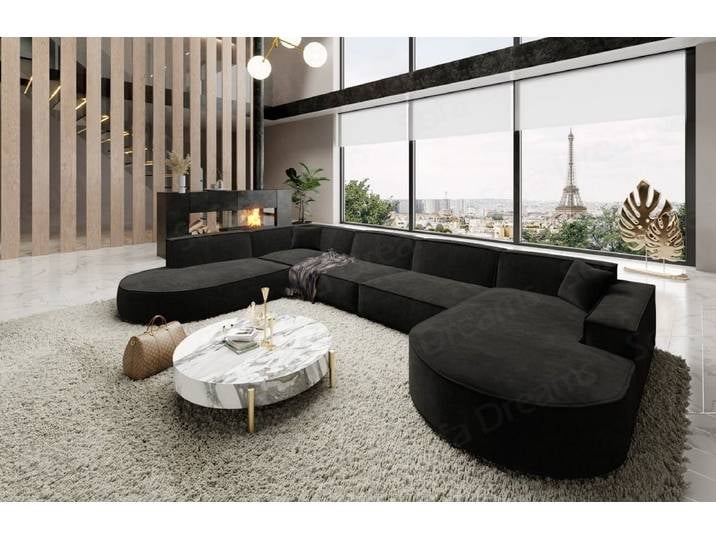 Wohnlandschaft Alegranza U-Form aus Stoff