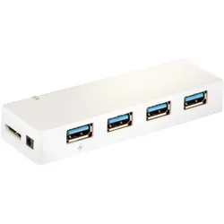 EFB EB3101 USB3.0 Hub 4-Port, inkl. 5V4A Netzteil+Anschlusskabel