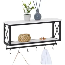 Caro Möbel, Kleiderhaken + Wandgarderobe, Armando