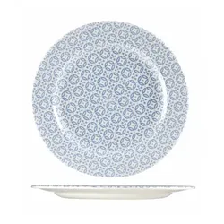 Churchill 12 x Teller flach 31cm MORESQUE blue