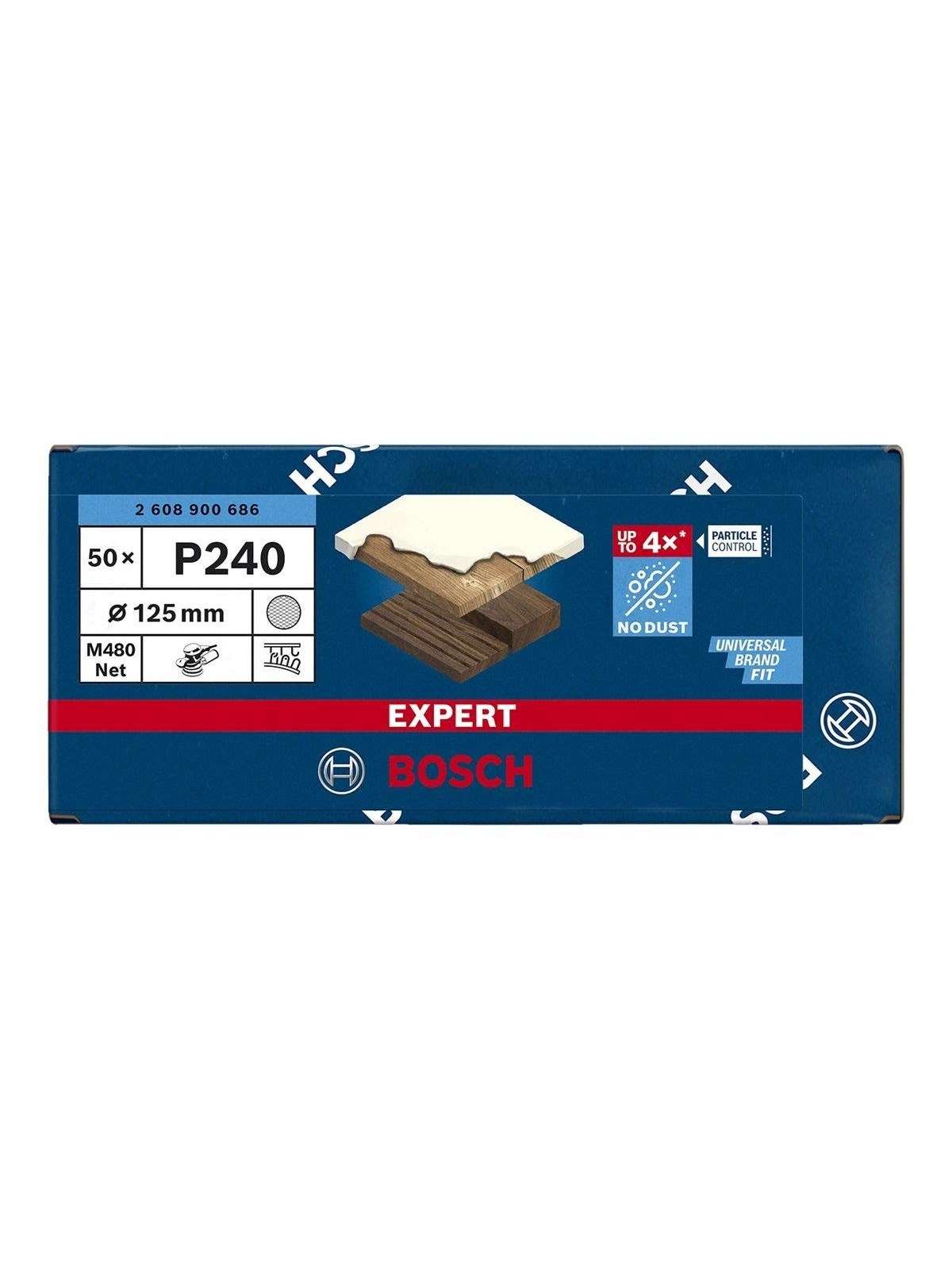 Bosch Expert M480 Net Sanding Discs P240 50pcs