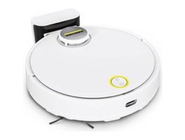 KARCHER RCV 3 - Aspirateur Robot et Laveur Commande par Appli Navigation Laser LiDAR Cartographie Détection de Pièces