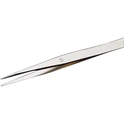 EREM AAZ - Präzisionspinzette, mittelfeine Spitzen, vernickelt, 120 mm