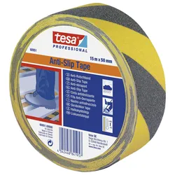 tesa Anti-Rutsch-Band 50 mm  x 15 m gelb, schwarz