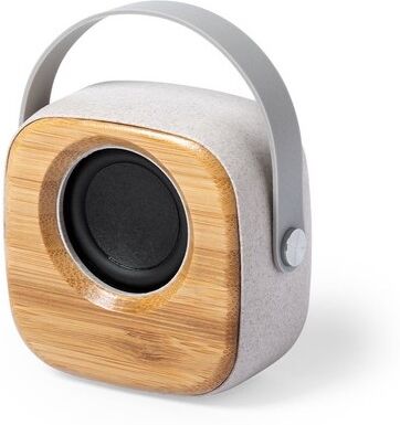 Haut-parleur Bluetooth personnalisé en paille de blé Kepir ABS naturel paille de blé