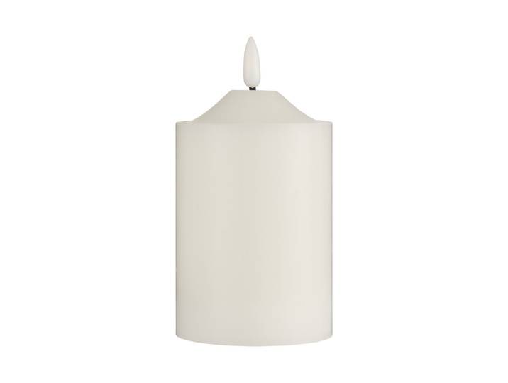 LED Wachskerze Flamme weiss