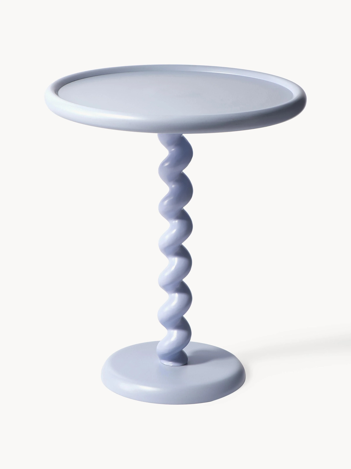 Ronde bijzettafel Twister van Polspotten B/D/H: 46 x 46 x 56 cm