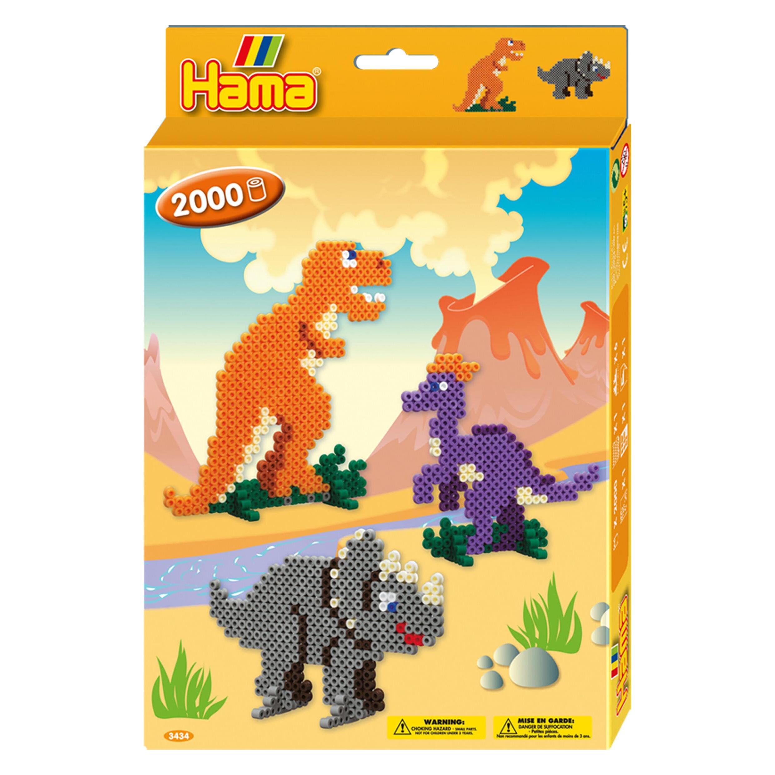 Hama Perlen Bügelperlen Set Midi- Dino Welt (G1013434-0)