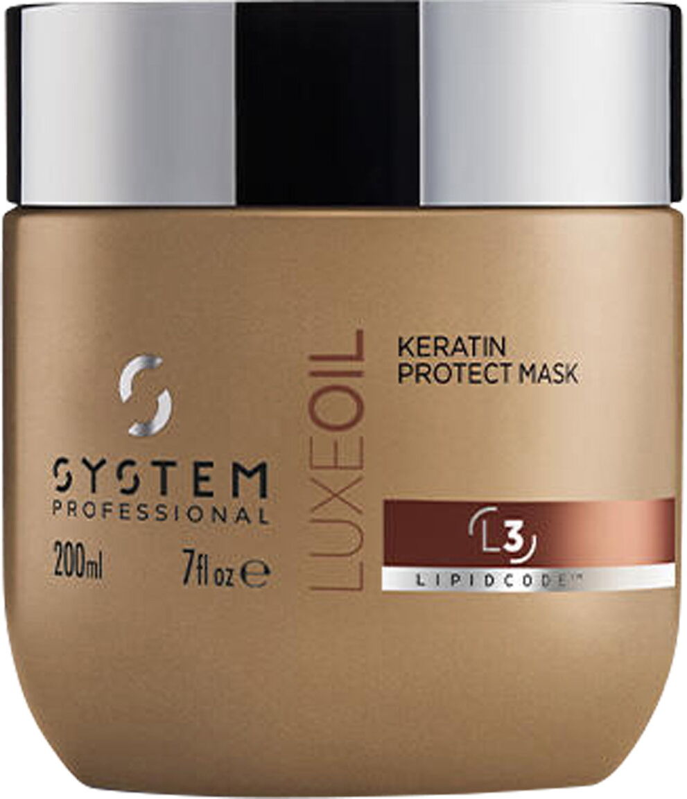200ml System Professional LipidCode Luxeoil L3 Keratin Protect Mask