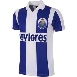 Copa Football, Herren, Fussballtrikot, FC Porto 1986 - 87 Retro Trikot (L), Blau, Weiss