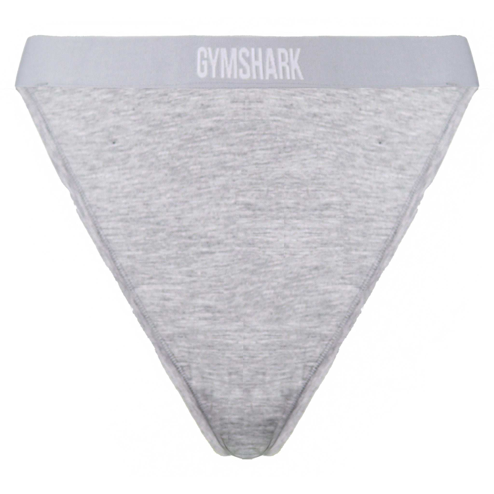 Gymshark Katoen Dames Grijze String