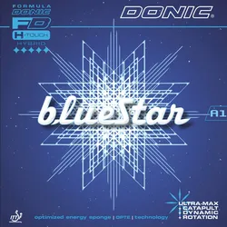 Donic Belag BlueStar A1 schwarz 2,0 - schwarz 2,0