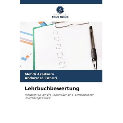 Lehrbuchbewertung, Taschenbuch von Mehdi Azadsarv,Abdorreza Tahriri, Verlag Unser Wissen