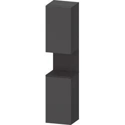 Duravit Collection One Hochschrank, Türanschlag links, 400x360x1760mm, Nische Graphit Supermatt, QA1346L80490000, Farbe: Graphit matt