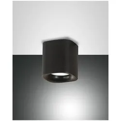 Fabas Luce Smooth Spot GU10 1x10W Aluminiumdrucuss Schwarz