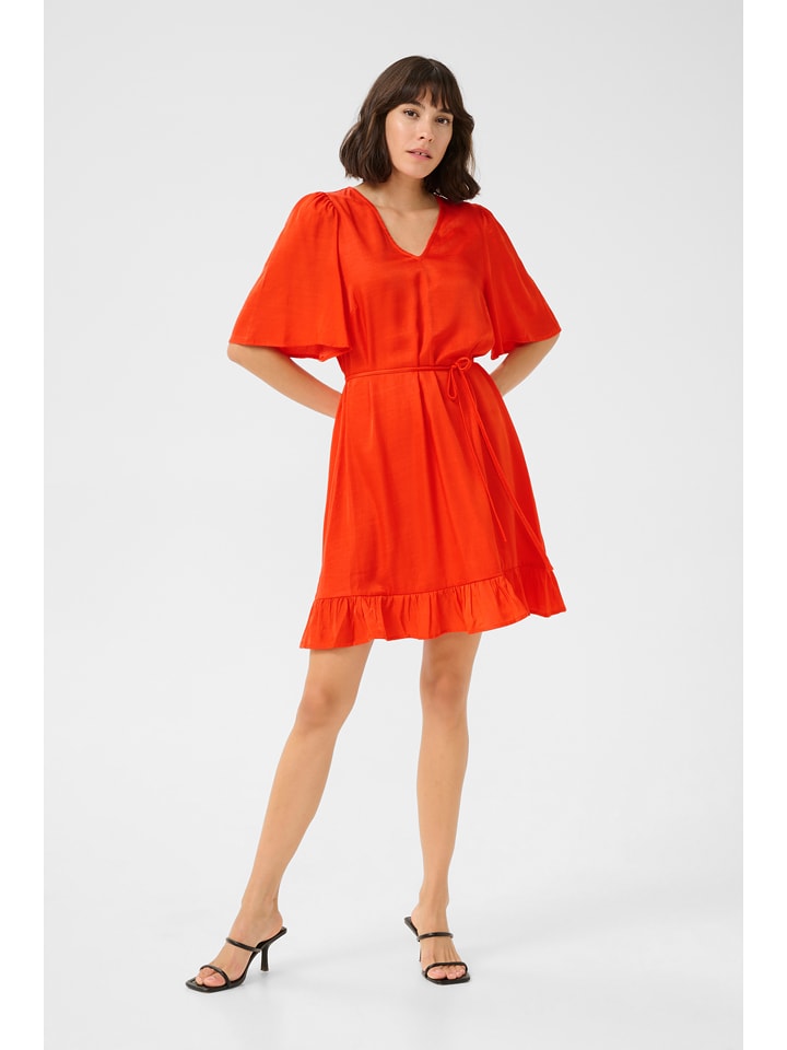 Kaffe Kleid in Orange - 40