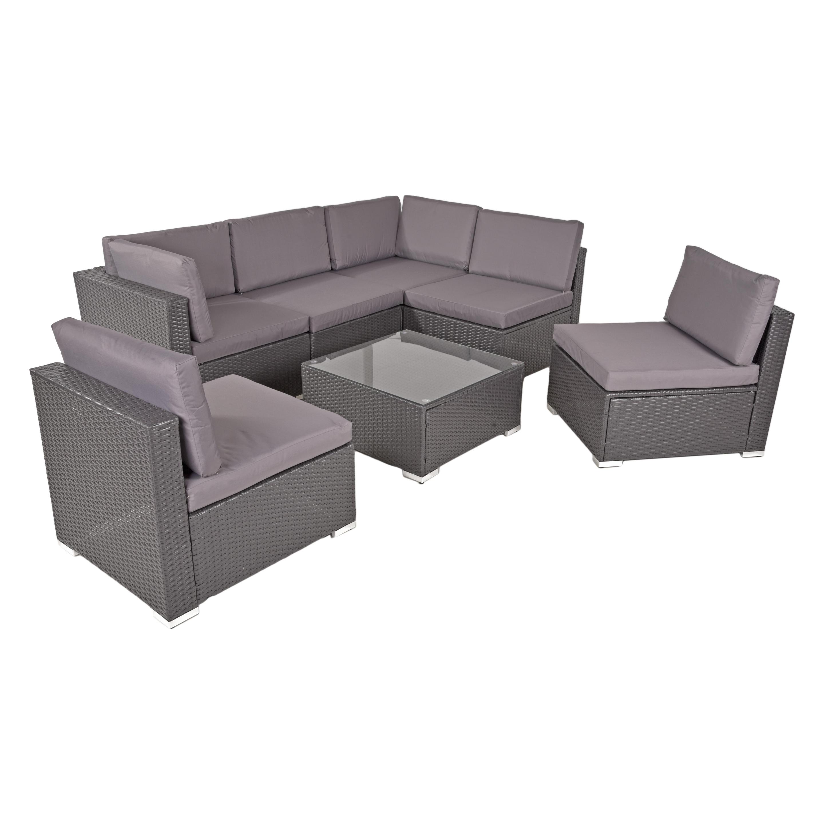 Garden Pleasure Loungegruppe Sansibar braun (970022)