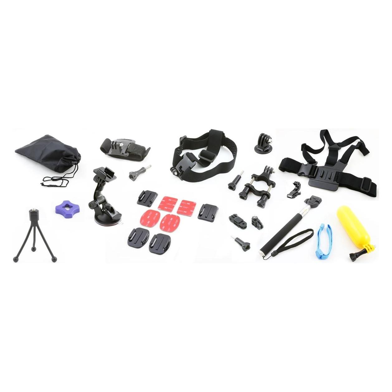 Xrec Akcesoria Do Kamer Sporotwych Gopro Hero 4 3+ 3 + 2 1 / Sjcam Sj4000 Sj5000 Sj6000 Sj7000 (SB3189)