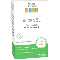 White Omega Kids Algenöl Weichkapseln