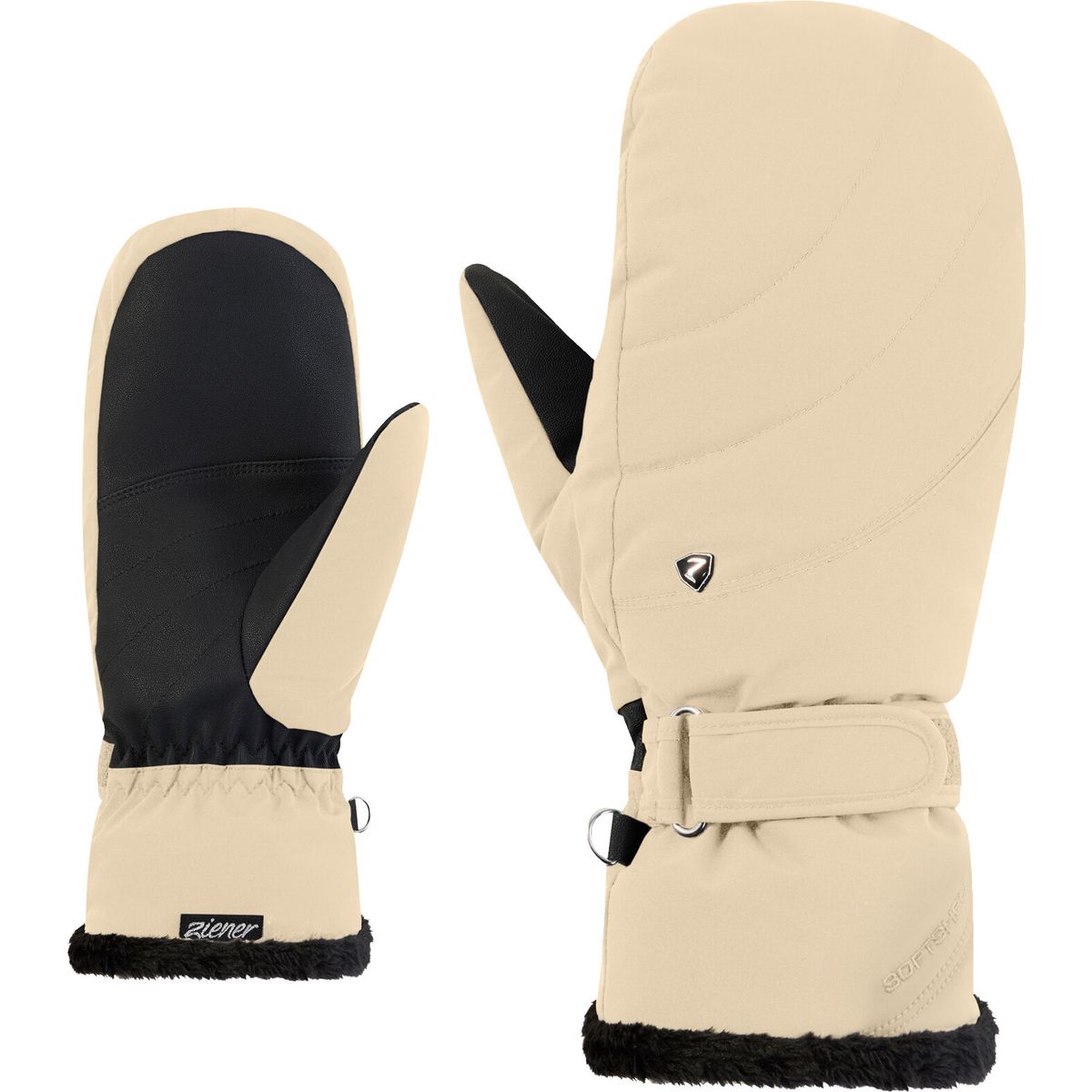 Ziener Keaki-z AS PR Mitten Glove Lady soft taupe (671) 6,5 113063-671-6,5