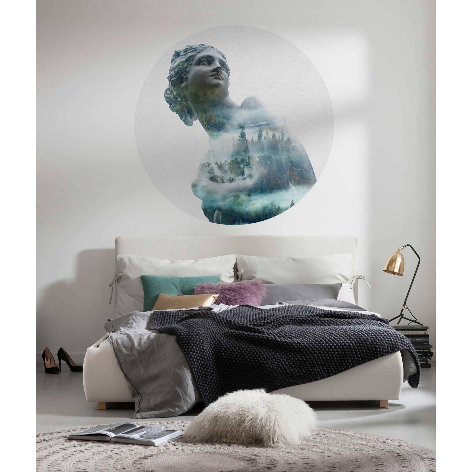 home24 Fotobehang Gaia Mural Textiel