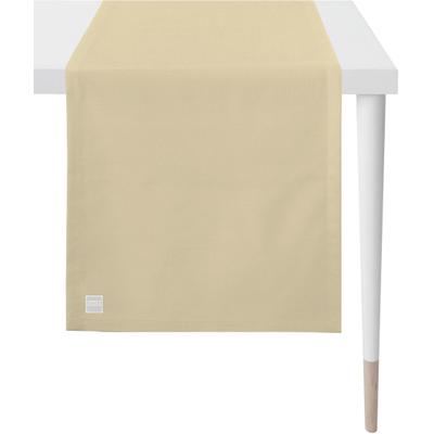 Tischläufer APELT "3959 Outdoor, Sommerdeko, Sommer", beige, B:46cm L:140cm, Polyester, Tischdecken, Panama