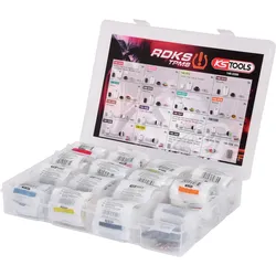 KS Tools RDKS - TPMS Service-Sortiment für Reifendruck-Kontrollsysteme, 142-tlg - 149.0200