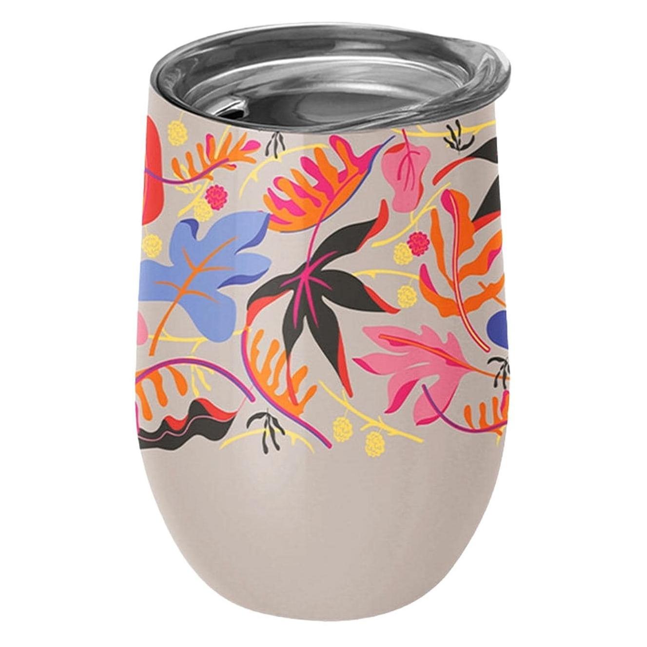 Chic.Mic Edelstahlbecher Mit Deckel Secret garden 420 ml (0.42 l) (BEO141)