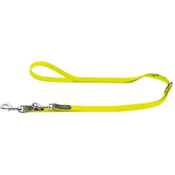 Hunter Convenience Neongelb | 200cm x 20mm verstellbare Hundeleine