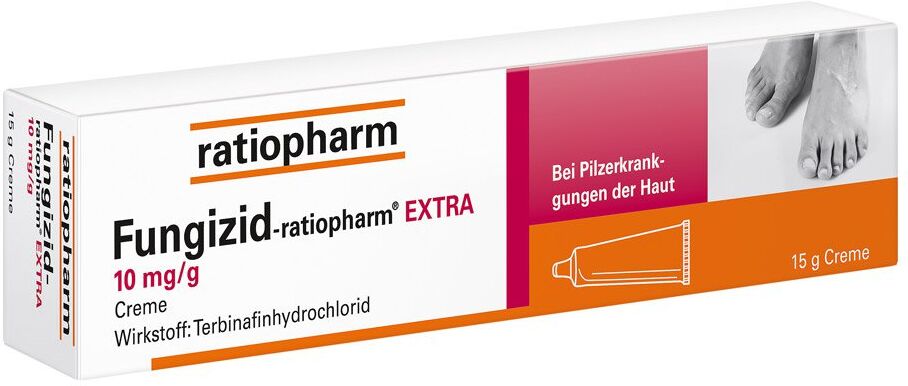 Fungizid-ratiopharm Extra bei Pilzerkrankungen Creme