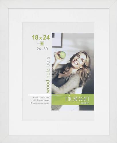 Nielsen Design 8988007 Bilder Wechselrahmen Papierformat: 24 x 30cm Weiß