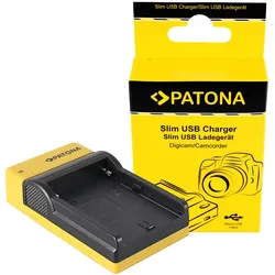 PATONA Slim Micro-USB Ladegerät für Sony NP-F970 NP-F960 NP-F950 ...