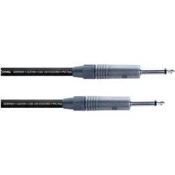 Cordial Instrumentenkabel ECOCORD 6 PP 6m NEUTRIK 2 x Klinke 6,3 mm mono - Instrumentenkabel