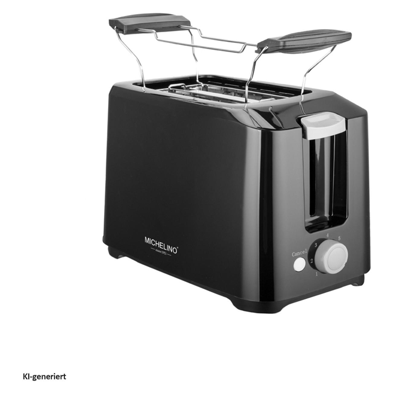 Michelino 2 Scheiben Toaster mit Brötchenaufsatz (2203206)