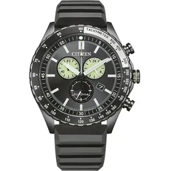 Citizen Eco-Drive Sport Chronograph,  Silikonband, 43mm Herrenuhr AT2565-05E