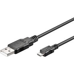 MicroConnect USB-Kabel USB 2.0 5 m Schwarz USBABMICRO5