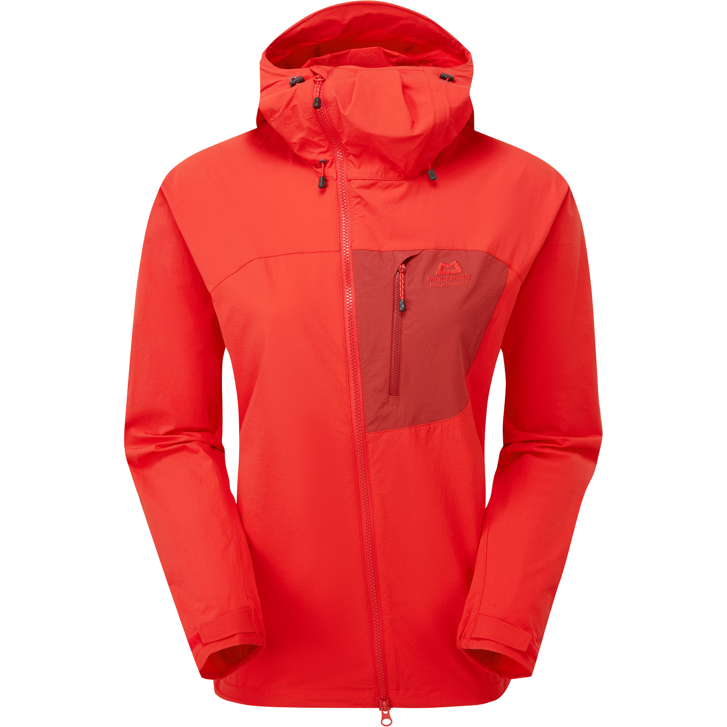 Mountain Equipment Squall Damen Softshelljacke rot Größe S Alpinklettern | Sportklettern Klein verpackbar