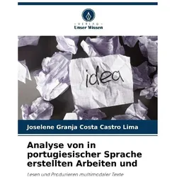 Analyse von in portugiesischer Sprache erstellten Arbeiten und, Sprachbücher von Joselene Granja Costa Castro Lima