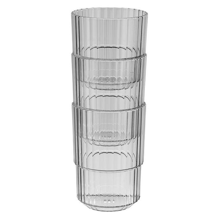 APS Trinkbecher LINEA, 0,22 Liter, french grey (0.22 l, 48x) (10566)