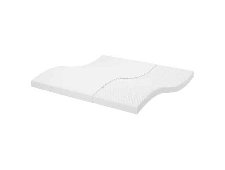 Matelas en mousse blanc 200x200 cm 7 zones dureté 20 ILD matelas de lit matelas de lit de jour matelas en mousse 356359